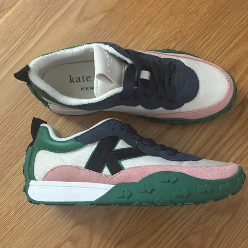 “K as in Kate”  Kate spade ♠️ sneakers in green